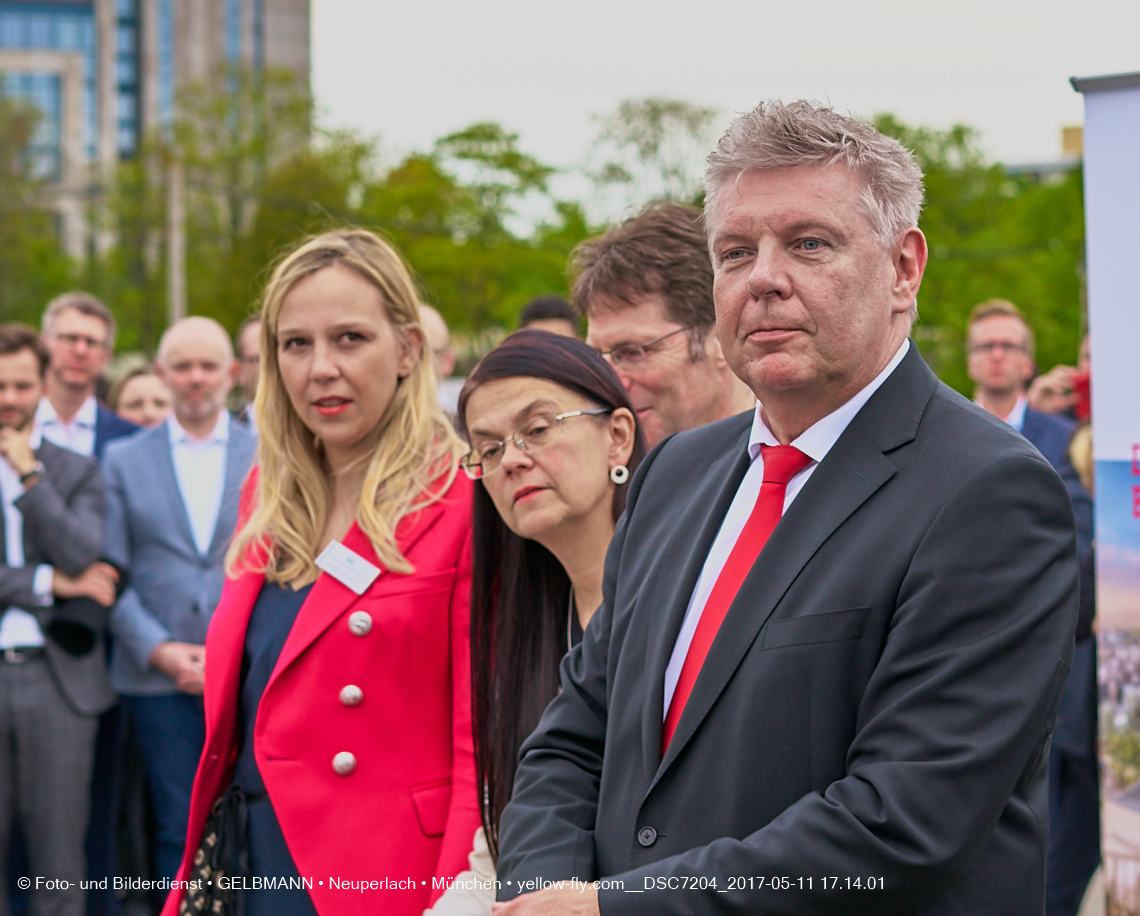 11. Mai 2017 - Grundsteinlegung für die LOGE und dem Kulturquadrat in Neuperlach